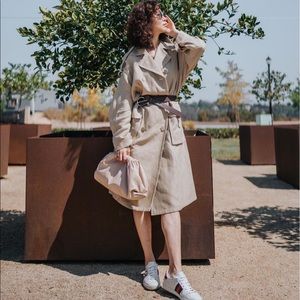 Brand new Linen trench